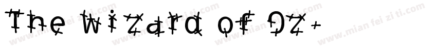 The Wizard of Oz字体转换